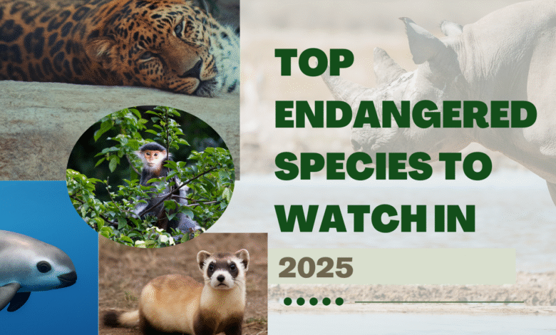 Top Endangered Species to Watch in 2025
