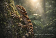 Raimona Bent-toed Gecko Discovered in Assam (2026)