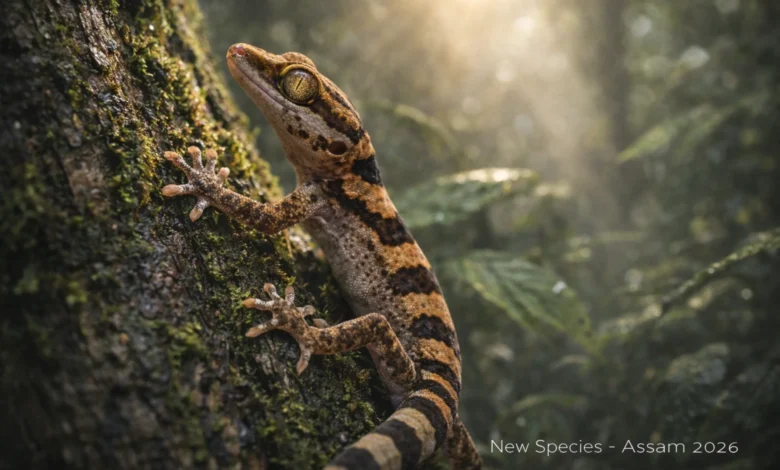 Raimona Bent-toed Gecko Discovered in Assam (2026)