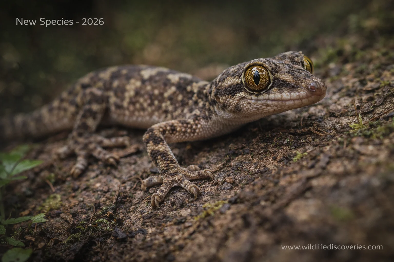 Raimona Bent-toed Gecko found in Assam India