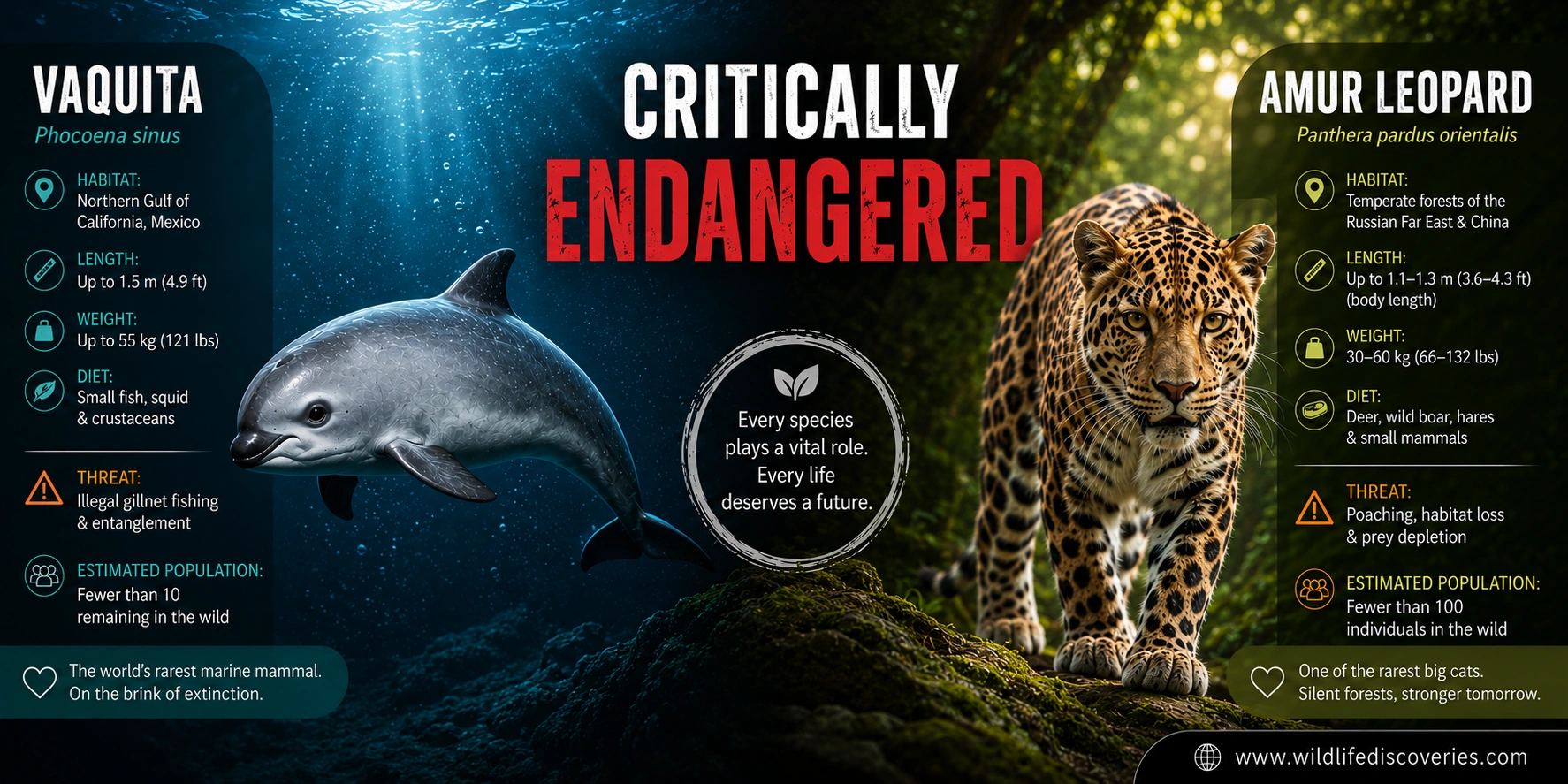 Critically Endangered Animals Today