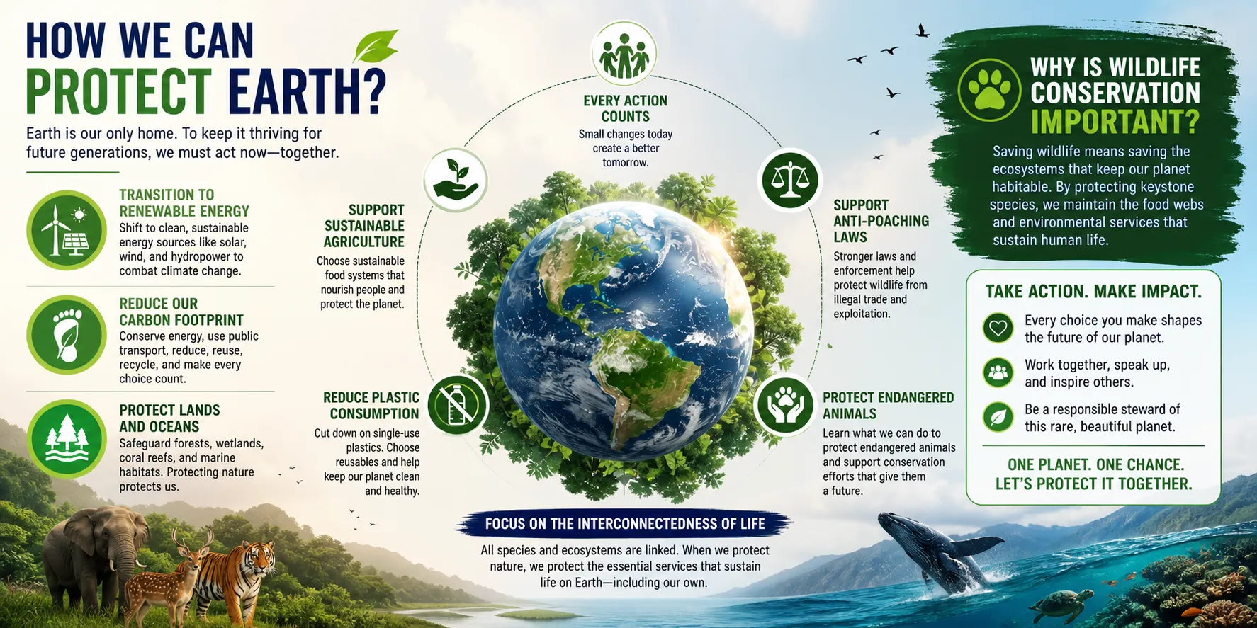 How can we protect earth 