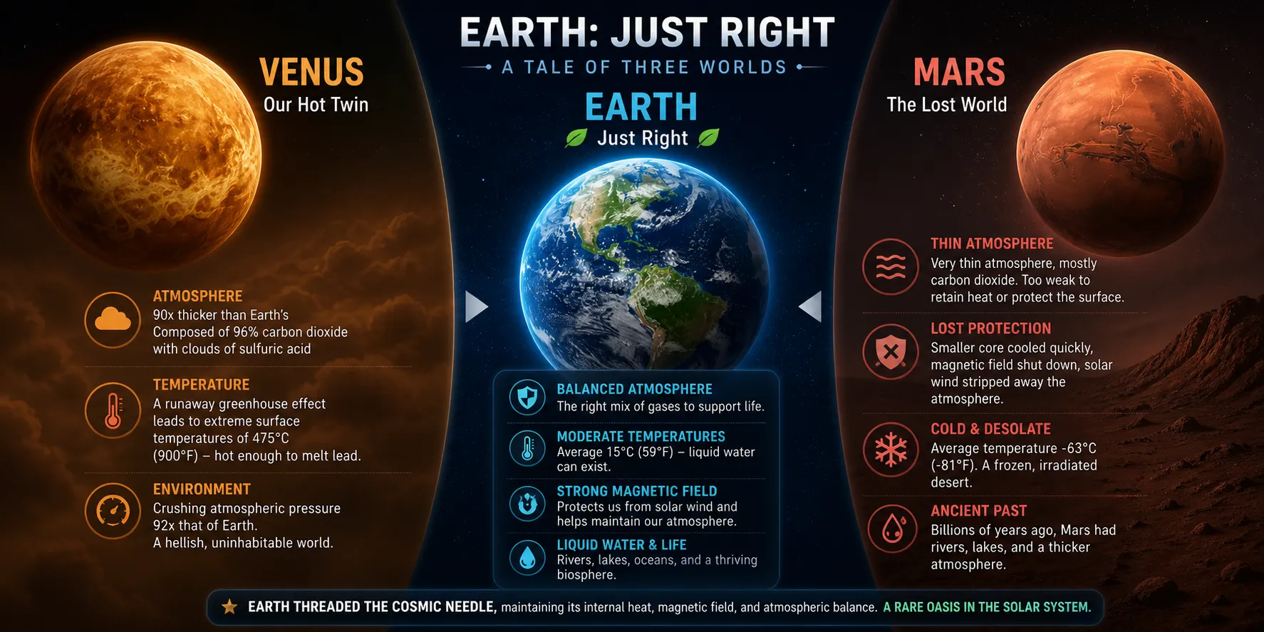 earth planet comparison with other planets