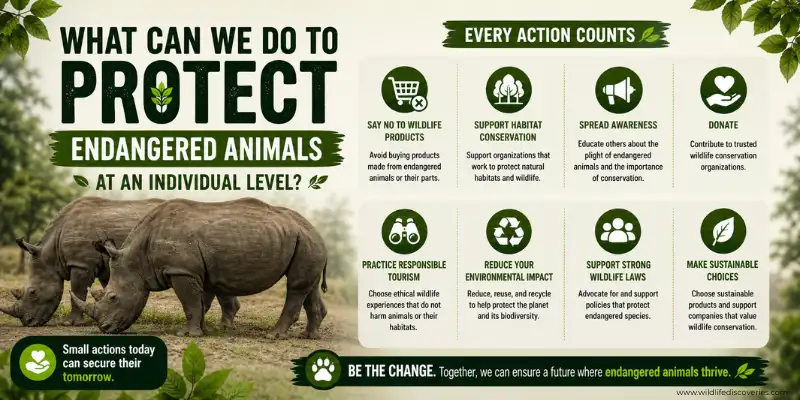 how can we protect the endangered animals
