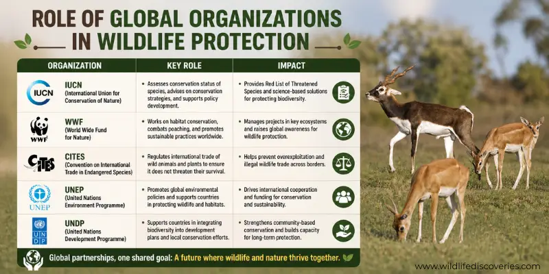role of global organizations in wildlife protection
