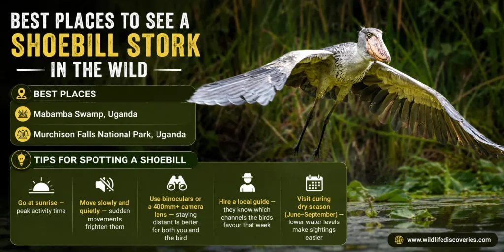 Best Places to See a Shoebill Stork in the Wild: Wildlife Discoveries
