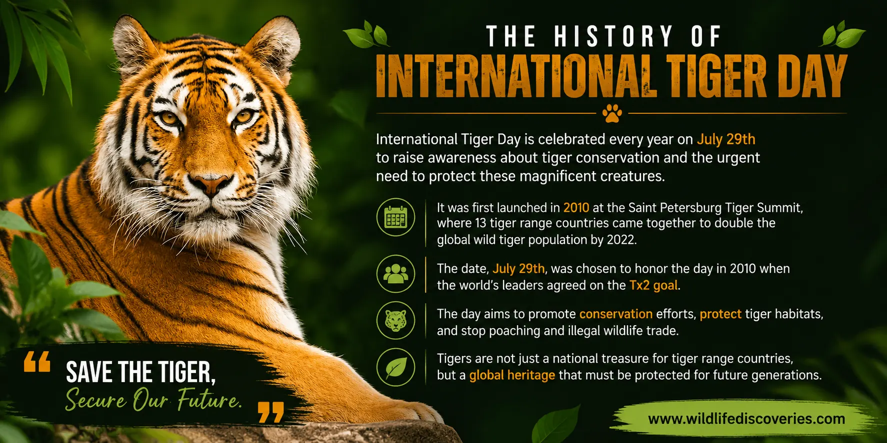 History of International Tiger Day